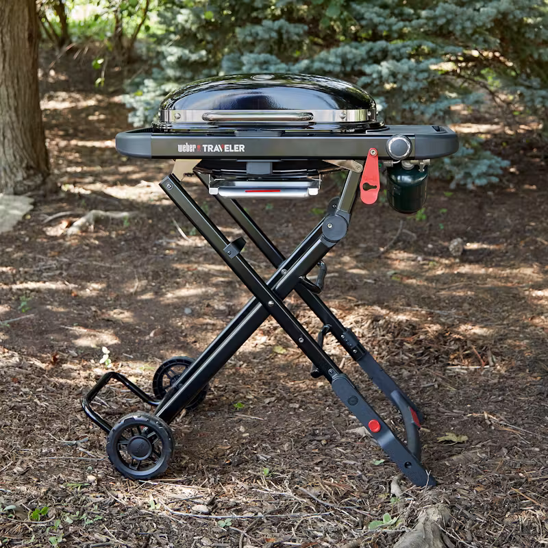 Гриль газовый Weber Traveler WW LP, 1501742, черный