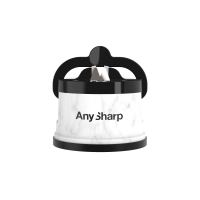 Точилка для ножей AnySharp ELITE пластиковый корпус (Матовый белый, принт мрамор)