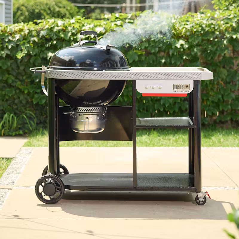 Гриль угольный Weber Performer Premium, 57 см., 1501966 черный.
