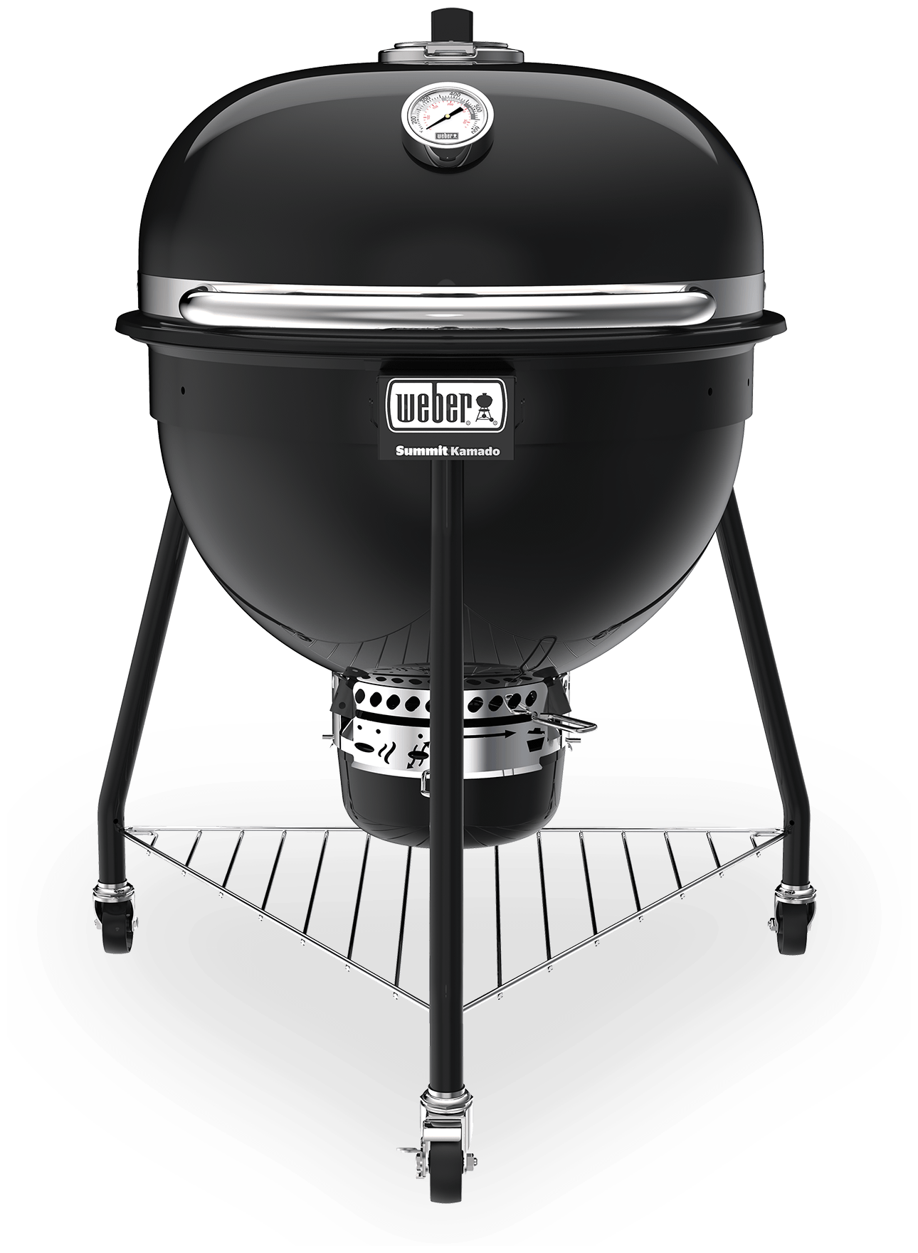 Угольный Гриль Summit Kamado E6 Weber 18201004, черный