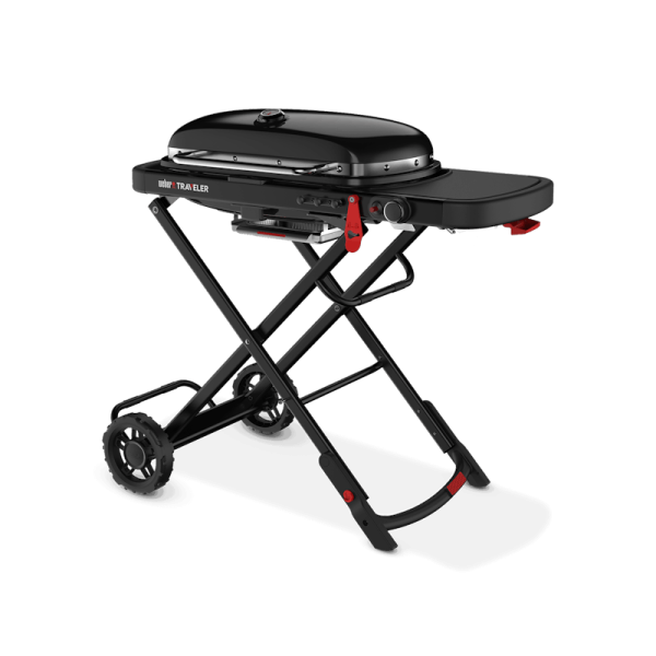 Гриль газовый Weber Traveler Stealth Edition 9013075, черный, портативный