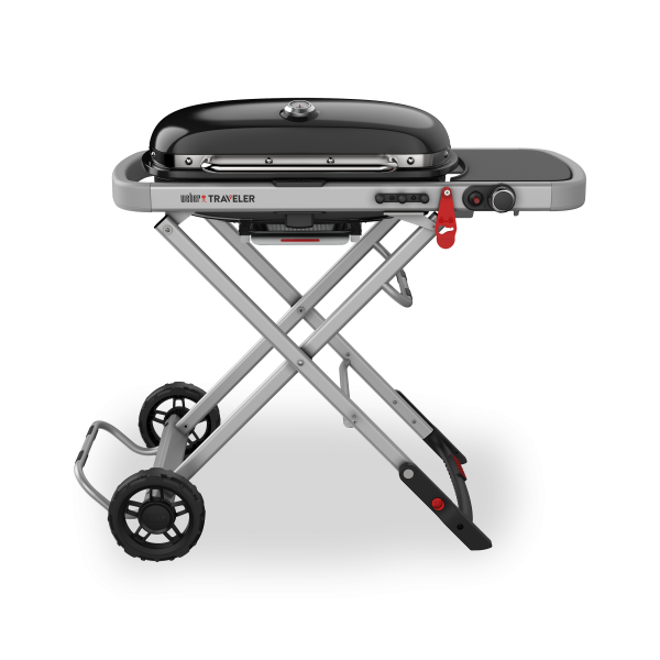 Гриль газовый Weber Traveler 9010021, черный, портативный