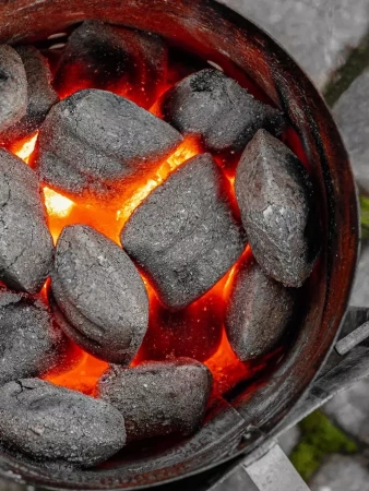 Брикеты из древесного угля ГлавЖар PRO Классика, 10 кг (подушечка)