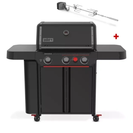 Газовый гриль Weber Genesis E330 WR, 1502306, STELTH, черный