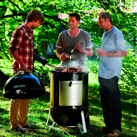 Коптильня Weber Smokey Mountain Cooker 47 см, 721004, черный