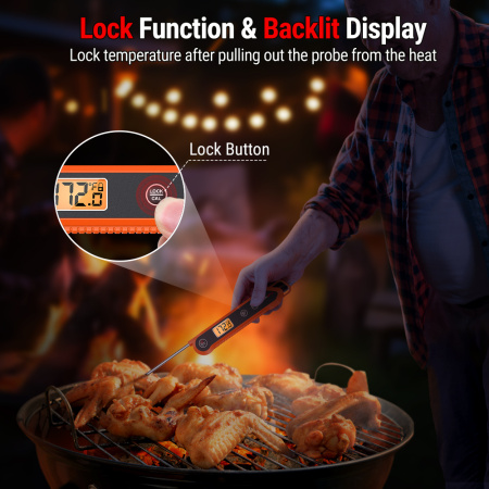 Высокоточный термометр с LCD дисплеем