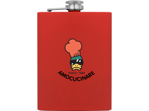 Фляжка «Amocucinare» soft-touch , красная