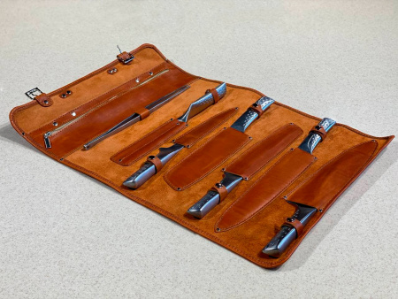 Скрутка для ножей (Коричневая)