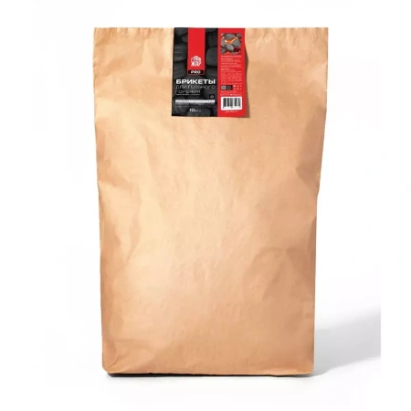 Брикеты из древесного угля ГлавЖар PRO Классика, 10 кг (подушечка)