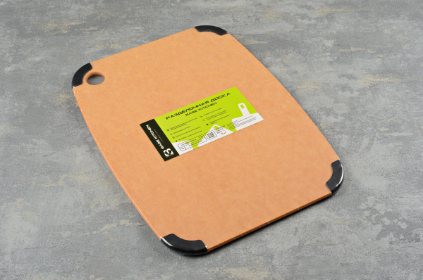 Доска разделочная Base Kitchen, цвет натуральный, размер 37.0 х 27.5