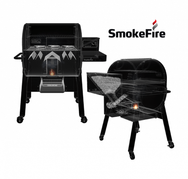 Гриль пеллетный Weber SmokeFire EX4 22511004, черный