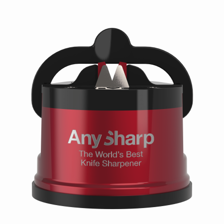 Точилка для ножей AnySharp PRO металлический корпус (Красный)