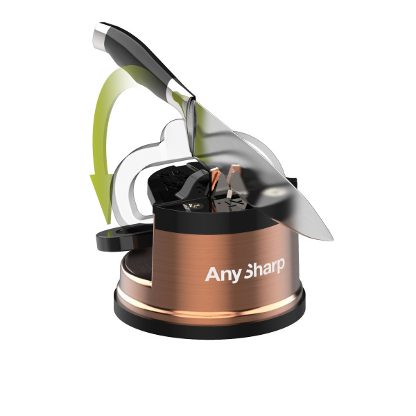 Точилка для ножей AnySharp PRO EXCEL металлический корпус (Медный)