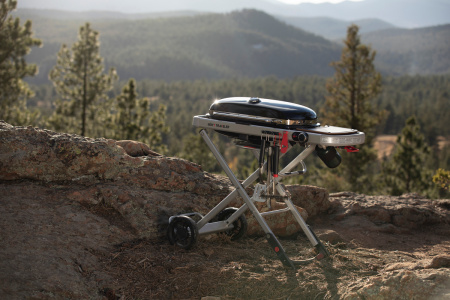 Гриль газовый Weber Traveler 9010021, черный, портативный