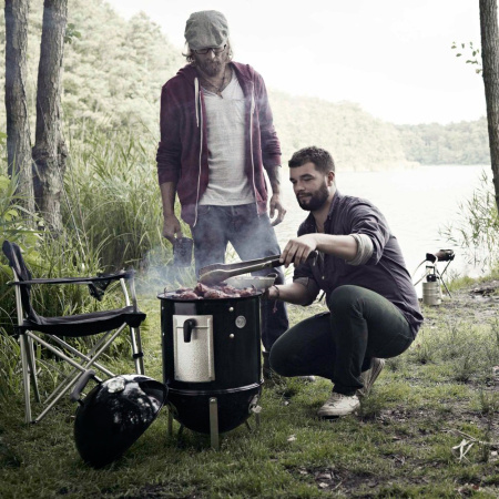 Коптильня Weber Smokey Mountain Cooker 47 см, 721004, черный