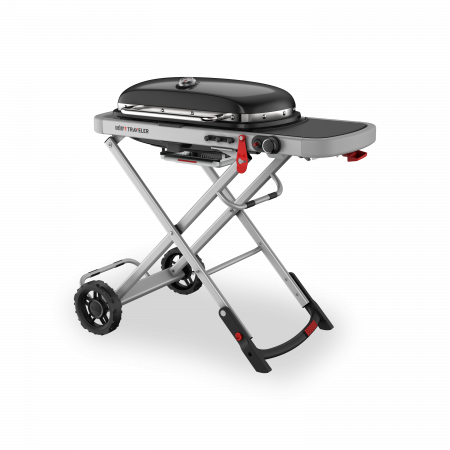 Гриль газовый Weber Traveler 9010021, черный, портативный