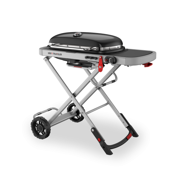 Гриль газовый Weber Traveler 9010021, черный, портативный