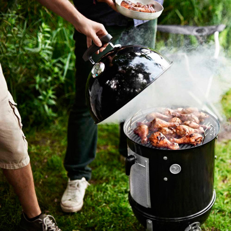 Коптильня Weber Smokey Mountain Cooker 47 см, 721004, черный