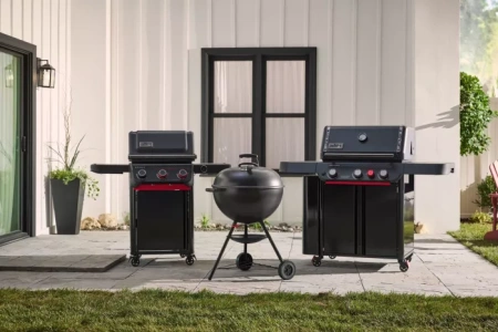 Газовый гриль Weber Genesis E330 WR, 1502306, STELTH, черный