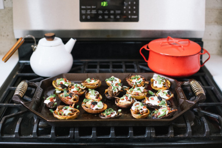 Противень чугунный с двумя ручками Grill Pan D=44