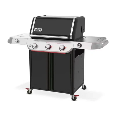 Гриль газовый Weber Genesis E-335W GBS, 1501242, черный.