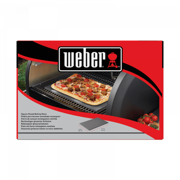 Прямоугольный глазурованный камень для выпечки Weber 18414