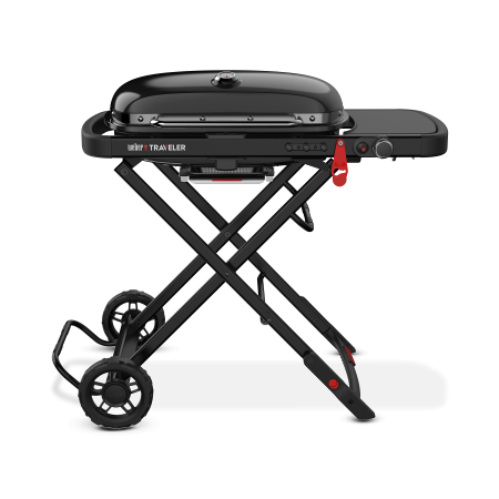 Гриль газовый Weber Traveler Stealth Edition 9013075, черный, портативный