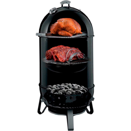 Коптильня Weber Smokey Mountain Cooker 47 см, 721004, черный