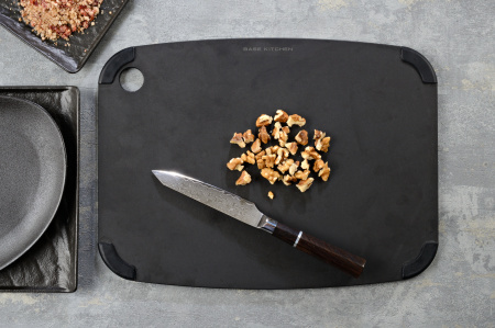 Доска разделочная Base Kitchen, цвет черный, размер 37.0 х 27.5