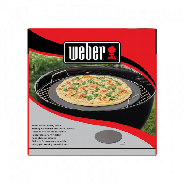 Круглый глазурованный камень для выпечки Weber 18412
