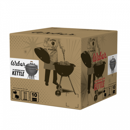 Гриль угольный Weber 70th Anniversary Edition Kettle 19521004, серый