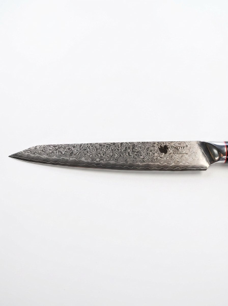 Нож для нарезки, 20 см, дамасская сталь, композит G10, в подарочной коробке DSLK-DF