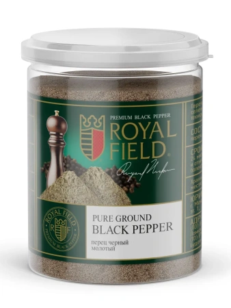 Перец черный молотый RoyalField 400 г. Pet