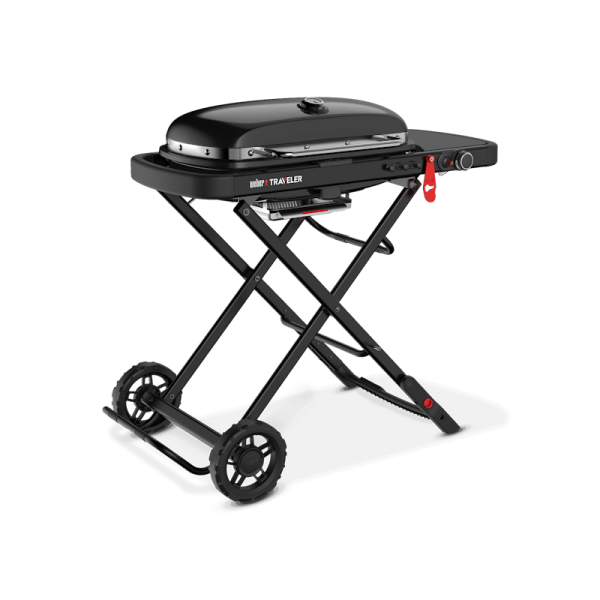 Гриль газовый Weber Traveler Stealth Edition 9013075, черный, портативный