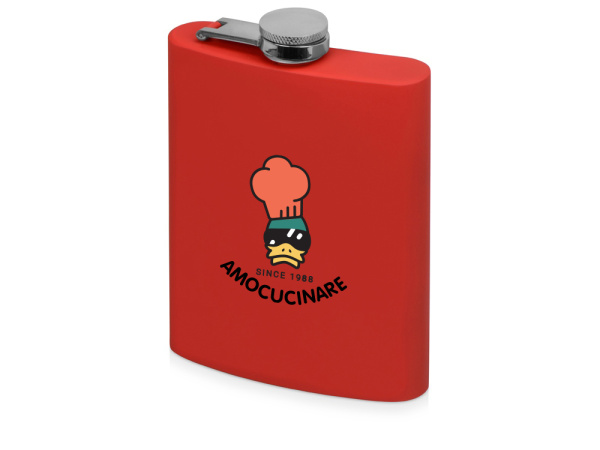 Фляжка «Amocucinare» soft-touch , красная