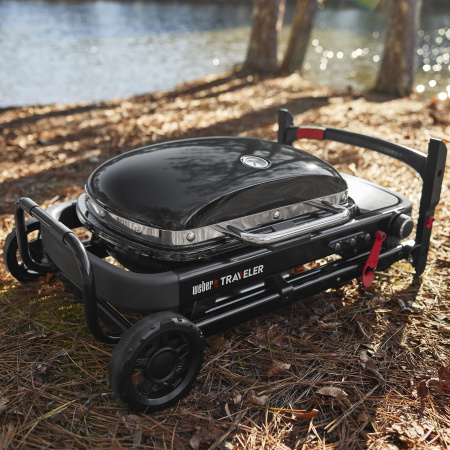 Гриль газовый Weber Traveler Compact 1500527, черный