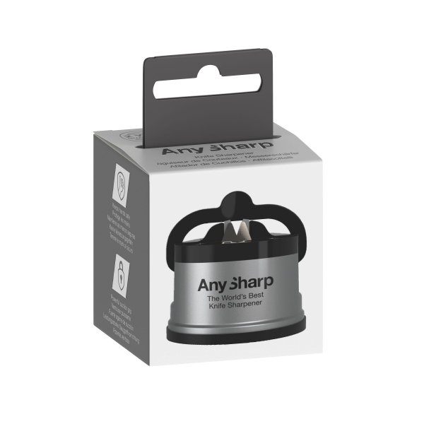 Точилка для ножей AnySharp пластиковый корпус (Серебристый)