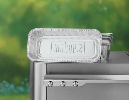 Алюминиевые поддоны Weber 6498 для грилей Summit, SmokeFire, Genesis 400x 10 шт.